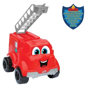 Set Vehicul Pompieri cu Caramizi (30 piese)