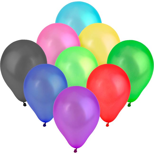 Baloane Party Mici de Diferite Culori 23cm - 120buc 