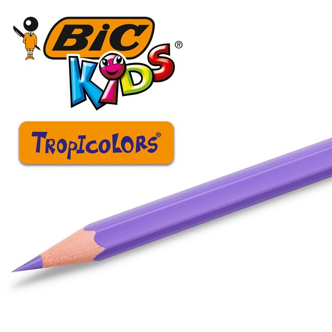 Creioane Colorate Subtiri BIC - 18buc