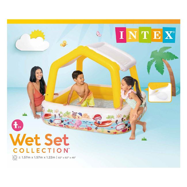 Piscina pentru Copii ”Sun Shade” 157xx157x122cm - Intex
