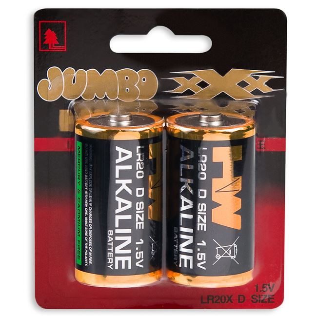 Baterii Alcaline D - 2 buc